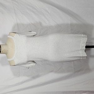 Athleta Shala Cold Shoulder Fog Grey Mini Dress Size XS